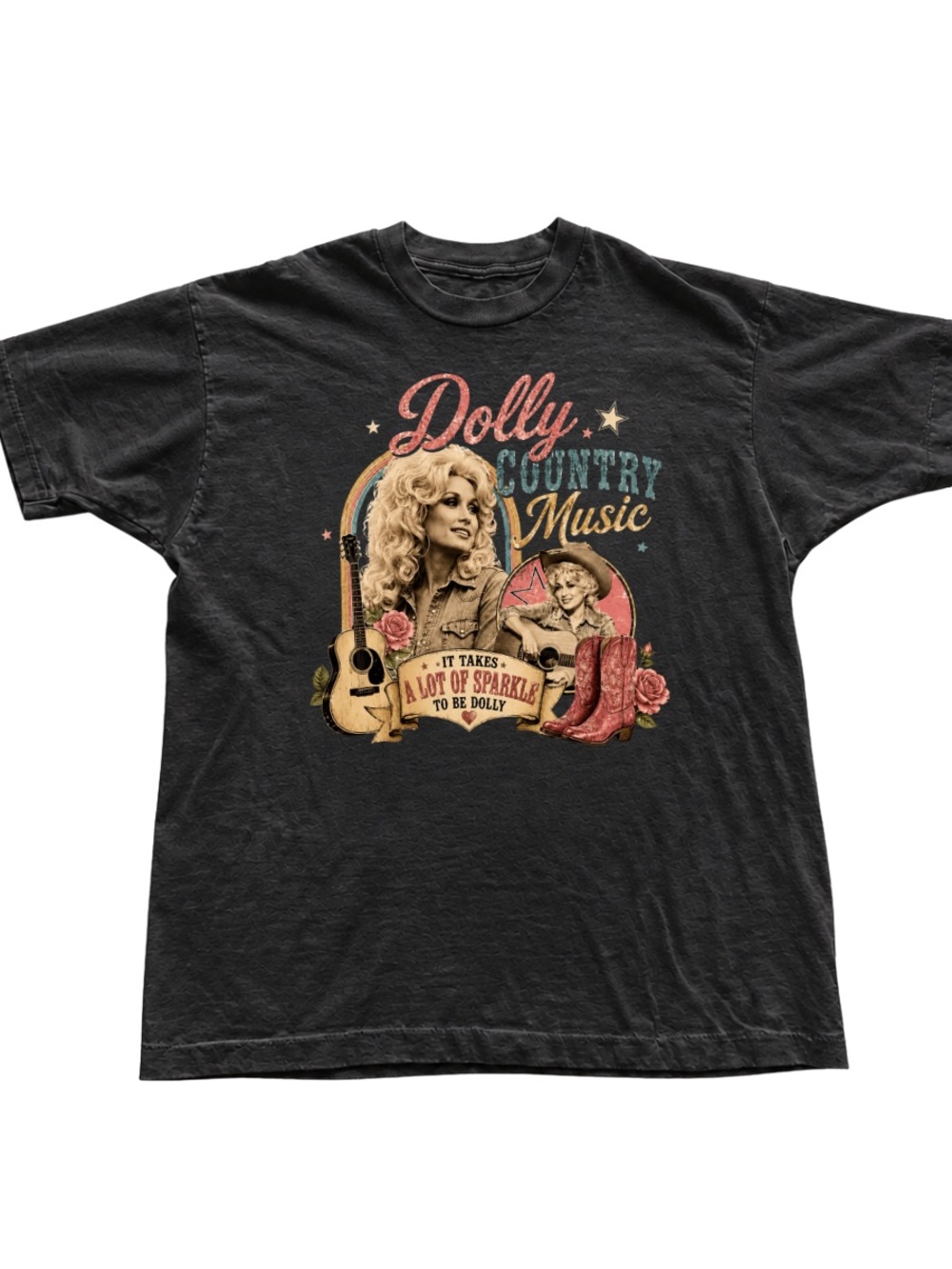 Black Dolly Country Music Graphic Tee